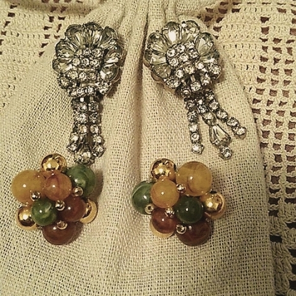 None Jewelry Vintage Costume Earrings Poshmark